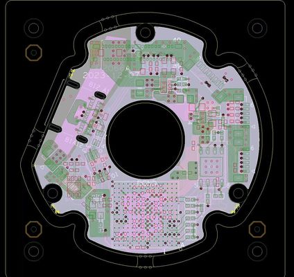 Plaque de PCB multicouche avec perceuse arrière de 0,15 mm pour la fabrication