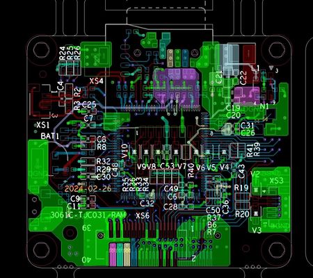 Plaque de circuits imprimés multicouches de précision avec min.